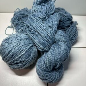 All Wool Denim Blue Yarn Skeins